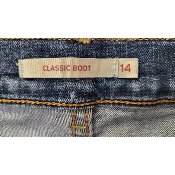 Levi's Jeans Women Size 14 Classic Boot Med Wash (Actual 34W X 30L) - Picture 9 of 14